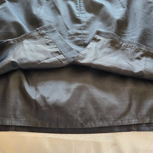 Worthington Attached Brown Front Double Belt Accent Black Skirt Plus Sz 22W - Picture 6 of 14